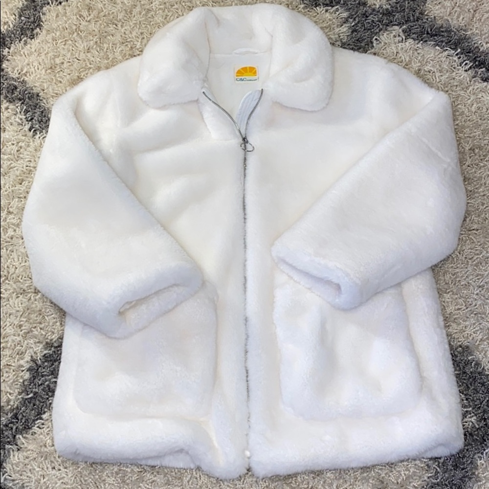 New winter white teddy coat